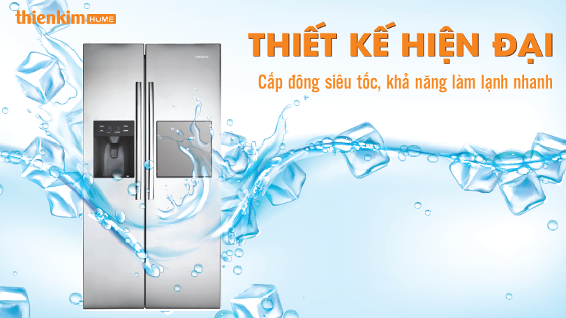 Tủ lạnh Hafele HF-SBSIC 534.14.250 hiện đại